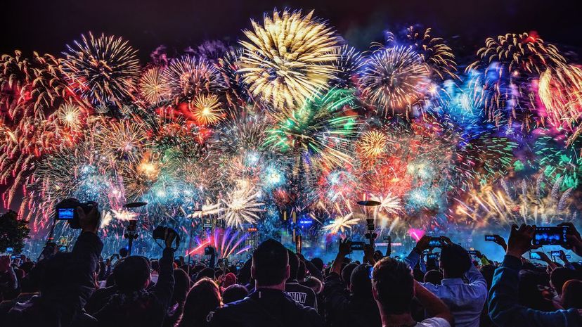 New Years fireworks