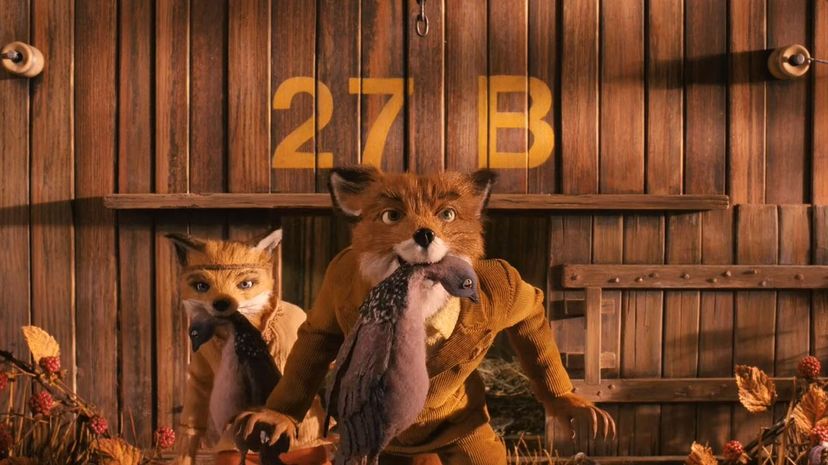 Fantastic Mr. Fox - stealing squabs