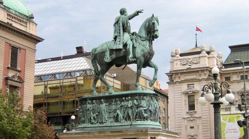 Prince Mihailo Monument, Serbia