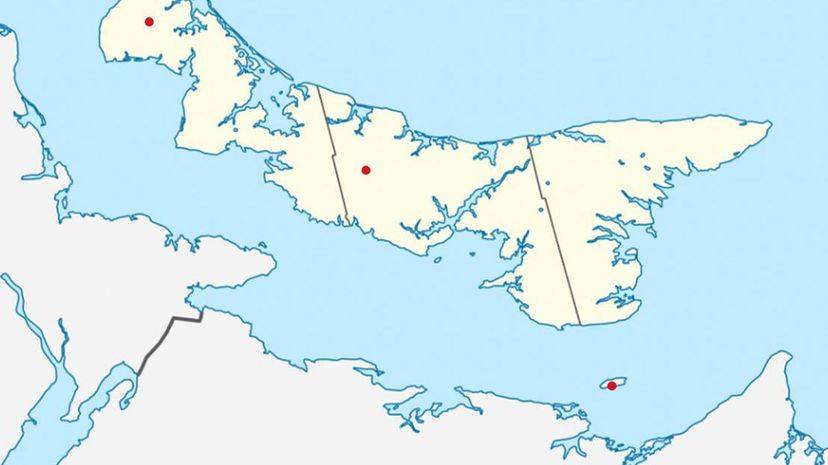 Prince Edward Island map