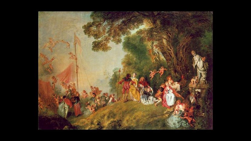 The Embarkation for Cythera by Antoine Watteau