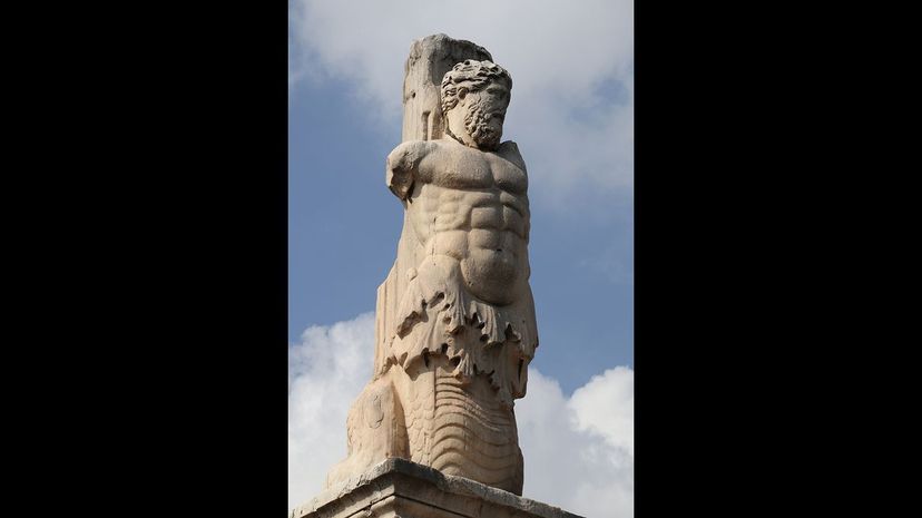36 Greek giant sculpture