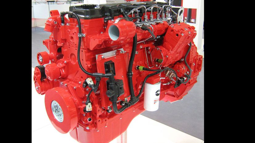 What type of engine is shown in the image?