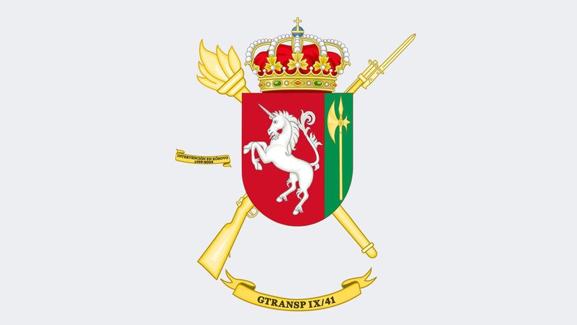 unicorn coat of arms