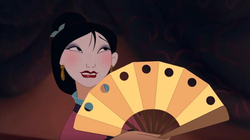 Mulan embarassed