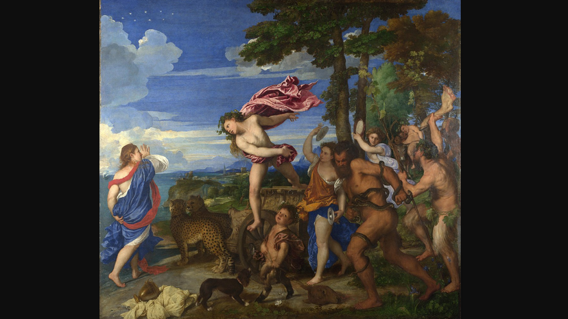 Titian, Bacchus and Ariadne
