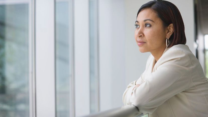 Pensive Businesswoman