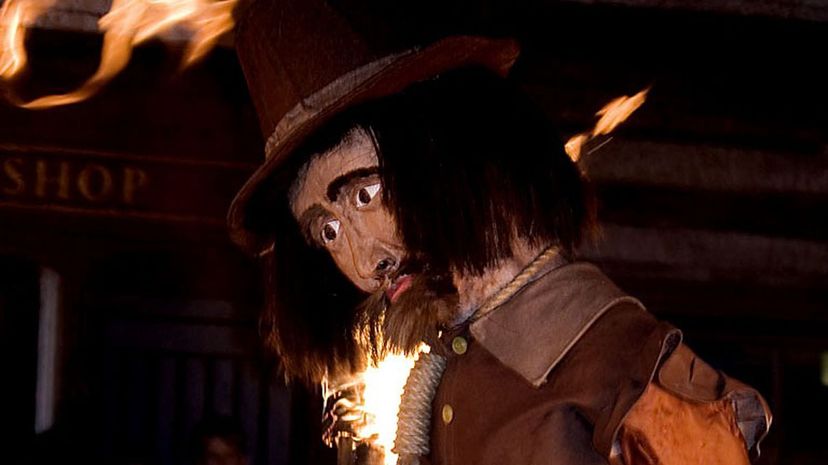 Guy Fawkes effigy