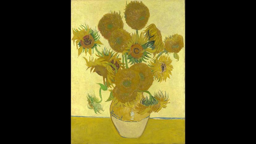 Vase with Fifteen Sunflowers, Vincent van Gogh