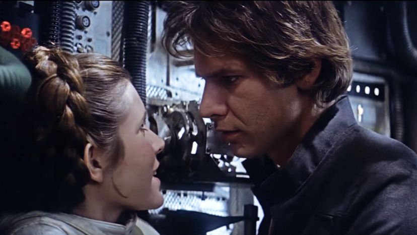 Princess Leia and Hans Solo