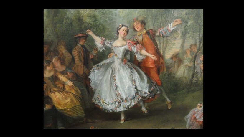 La Camargo Dancing by Nicolas Lancret