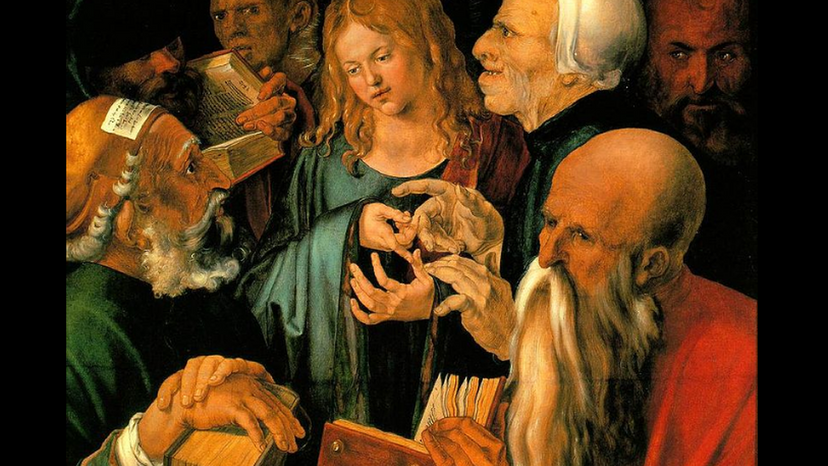 Christ among the Doctors by Albrecht Durer