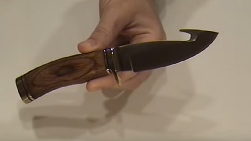 Gut hook or zipper knife