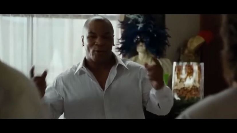 Mike Tyson singing along to Phil Collins- The Hangover 
