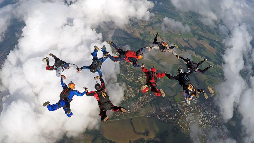 9 skydiving