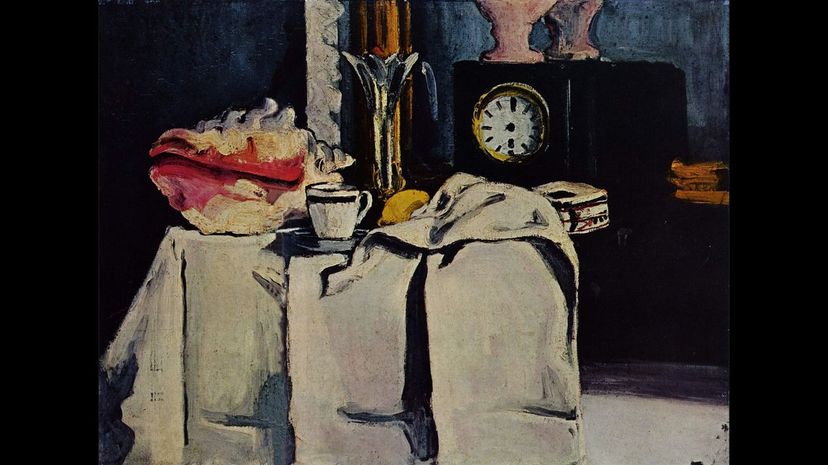 The Black Marble Clock Cezanne