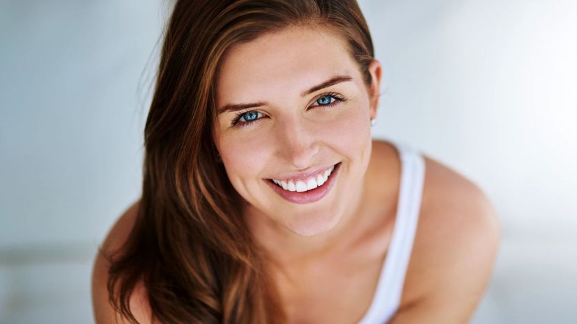 Young woman smiling