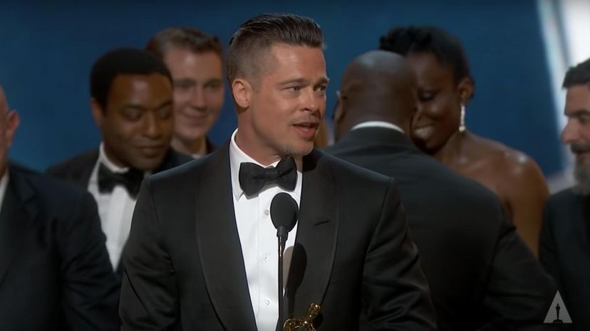 Brad Pitt Oscars speech