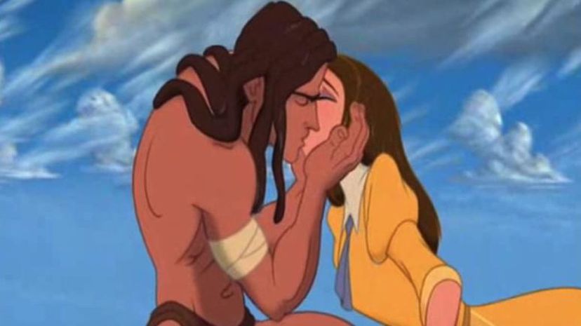 Tarzan Jane kiss