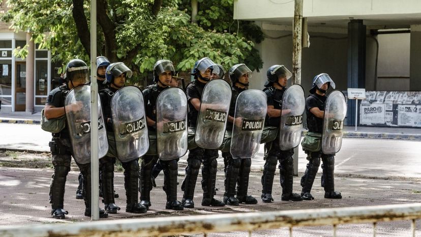 Police riot shield