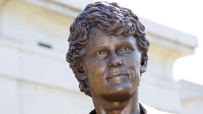 Anton Yelchin statue