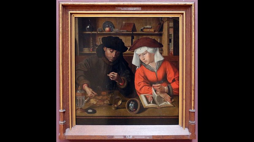 9 quinten massys The Moneylender and His Wife