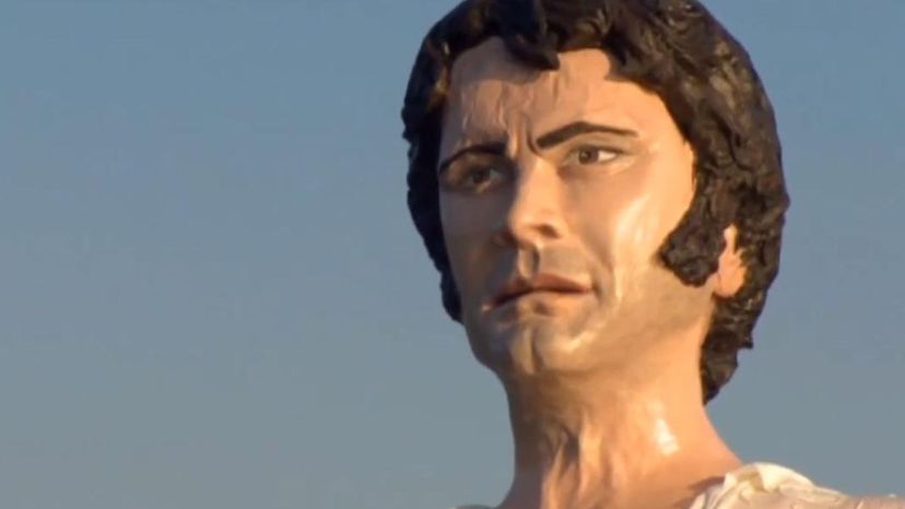 Colin Firth statue
