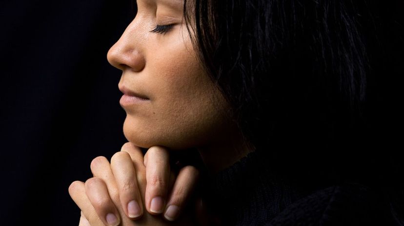 Woman praying