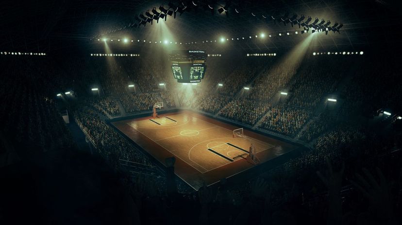 Basketball arena