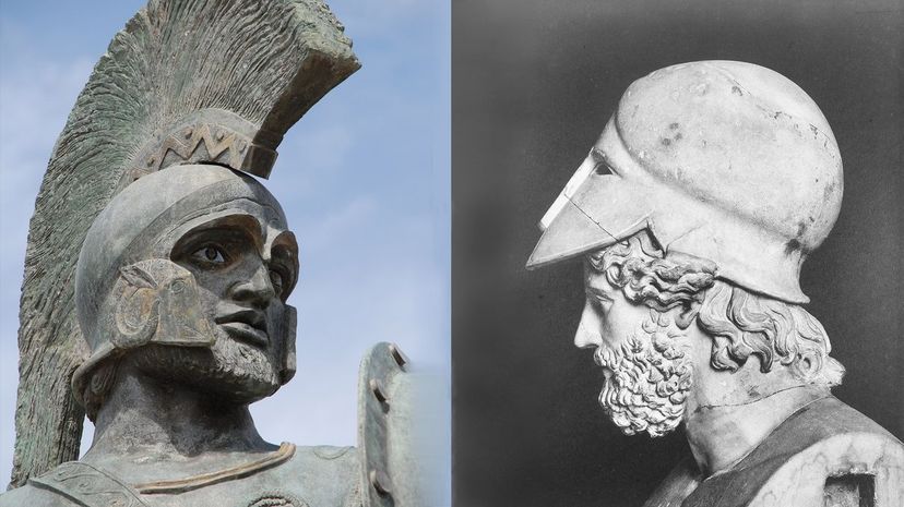 Leonidas I and Themistocles