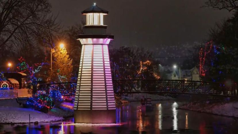 Simcoe, Ontario Christmas lights