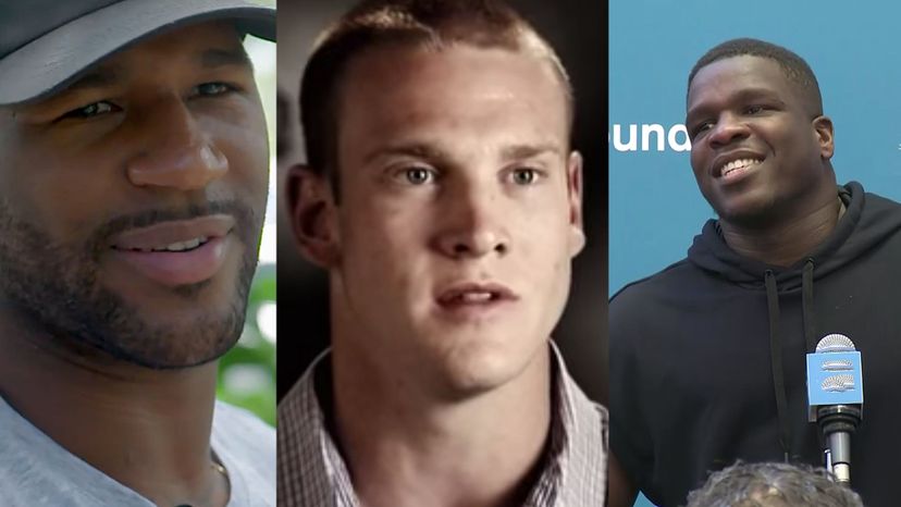 Andre Branch, Ryan Tannehill, Frank Gore (Miami Dolphins) 