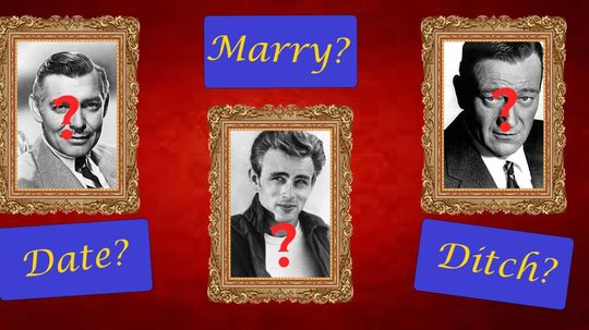 Date, Marry, Ditch: Classic Male Actors