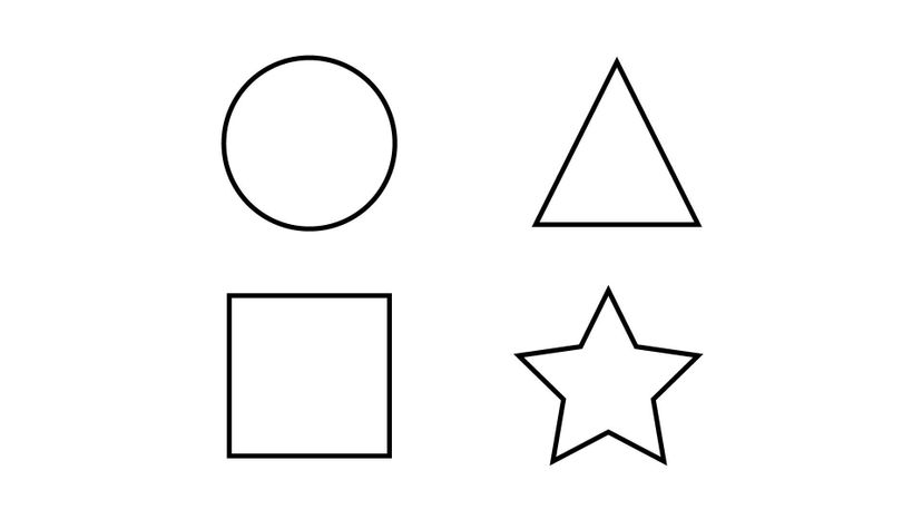 Circle-square-triangle-star