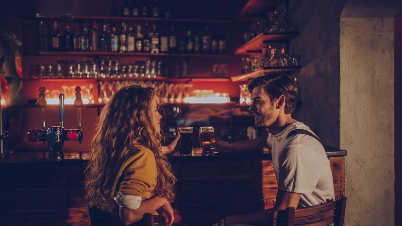 Couple in pub