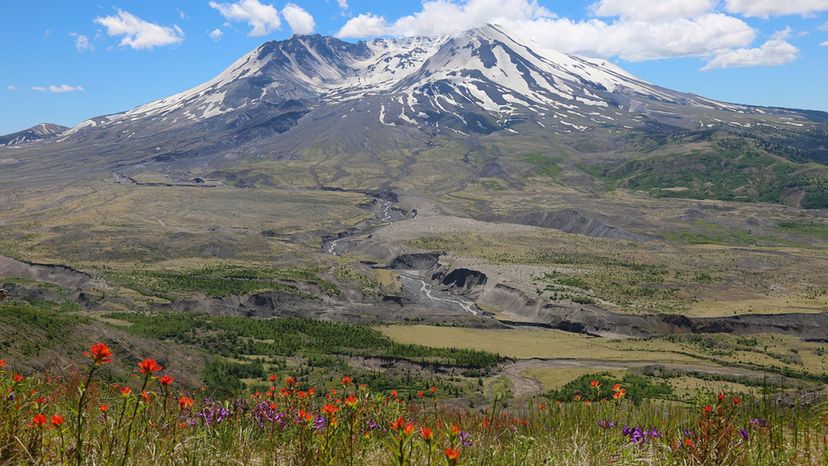 Is Mount St. Helens a volcano or a regular mountain?