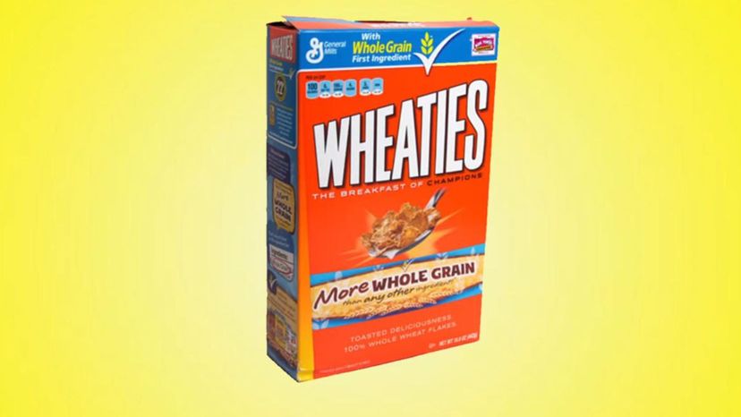 Breakfast of champions. (Wheaties)