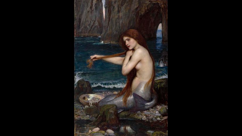 &quot;A Mermaid&quot; by John William Waterhouse