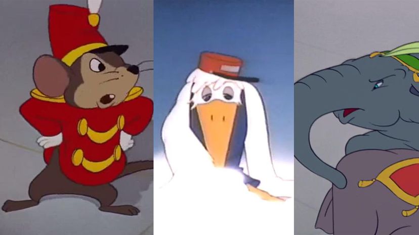 Timothy Q. Mouse, Mr. Stork and Elephan Giddy