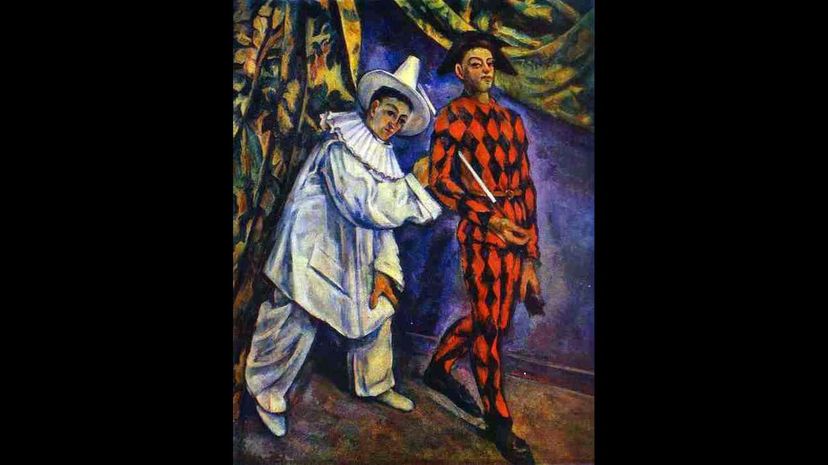 Pierrot and Harlequin Cezanne