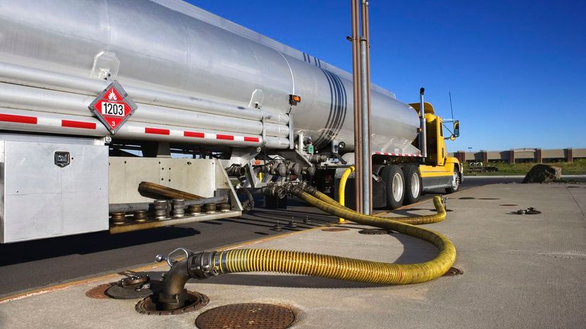 23 - tanker truck at gas station