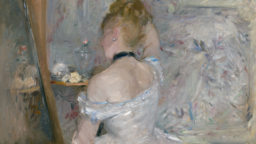 Morisot, Woman at Her Toilette