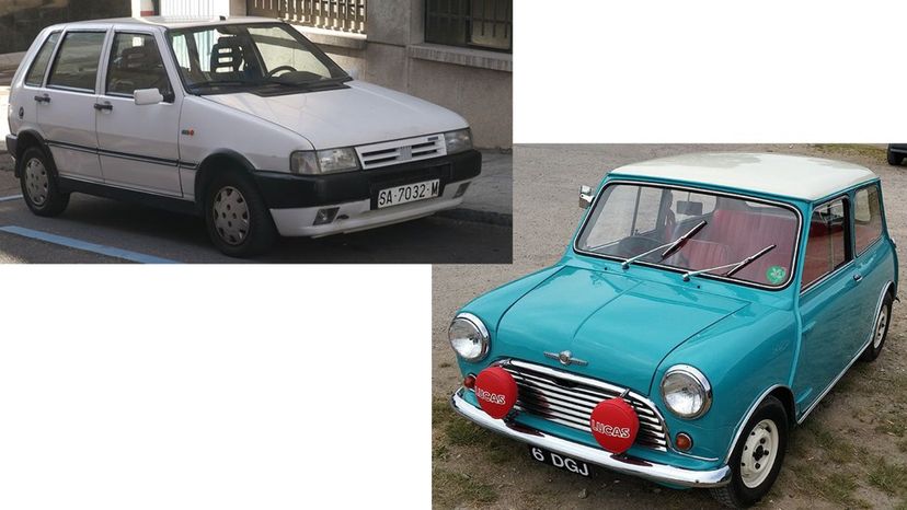 Fiat Uno Turbo or 1962 Mini Cooper