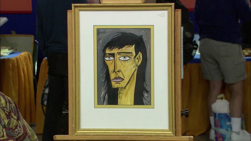 1955 Bernard Buffet Portrait ($25,000 Retail) (Episode #1716)