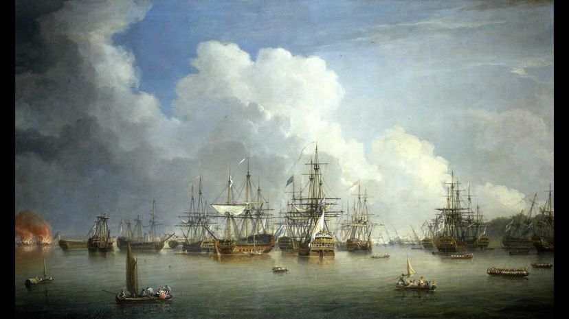 Captured Spanish Fleet at Havana