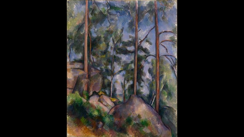Pines and Rocks Cezanne