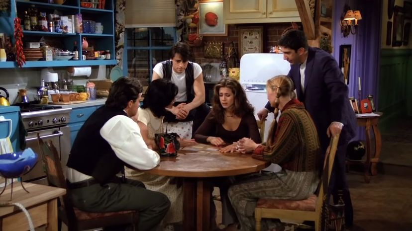 Friends first episode scene