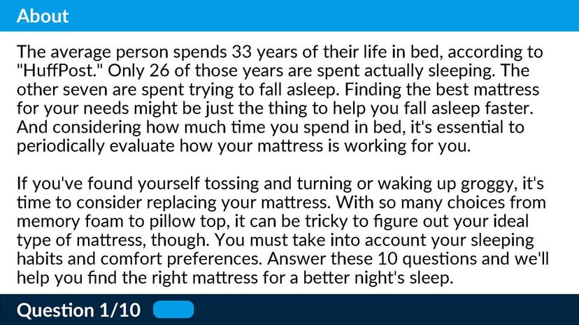 How long does it take you to fall asleep?