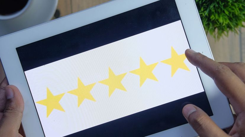 Rating-on-tablet
