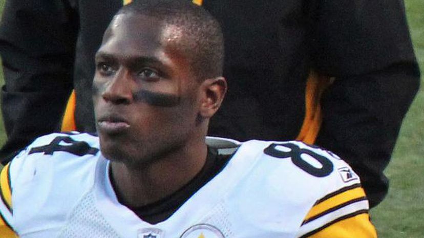 Antonio Brown frowny face